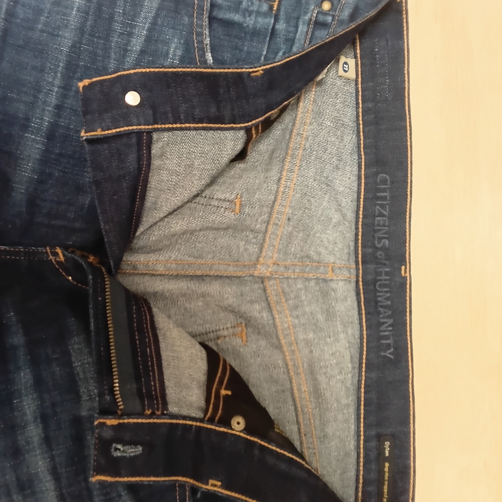 Citizens Of Humanity Dark Blue Boyfriend Jeans - Picture 2 of 2